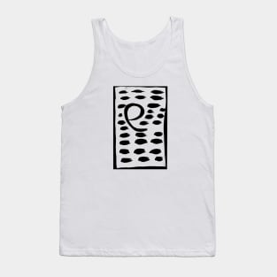 The painting of the letter e  lowercase Tank Top